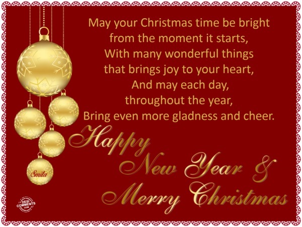 Happy New Year & Merry Christmas