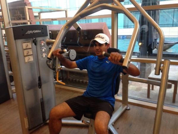 Gaganjeet Bhullar In Gym