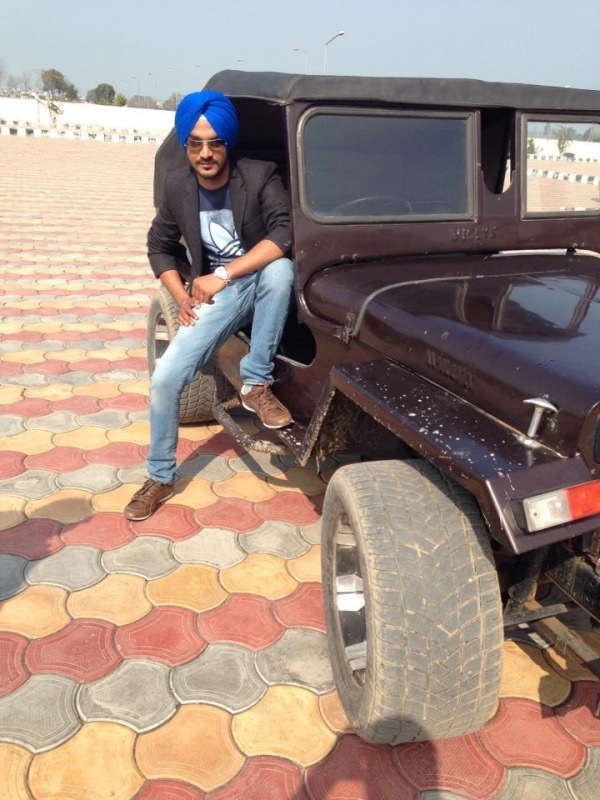 Gama chahal In Blue Turban