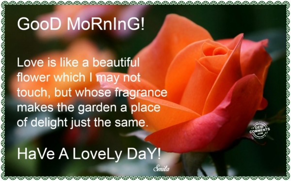 GooD MoRnInG! HaVe A LoveLy DaY!