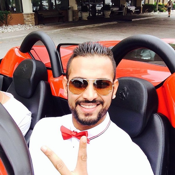 Garry Sandhu In Car