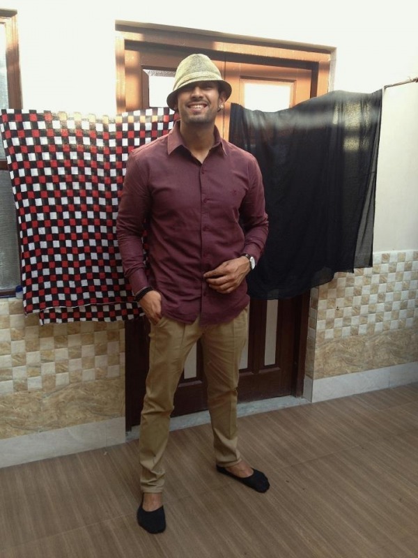 Garry Sandhu Wearing Hat