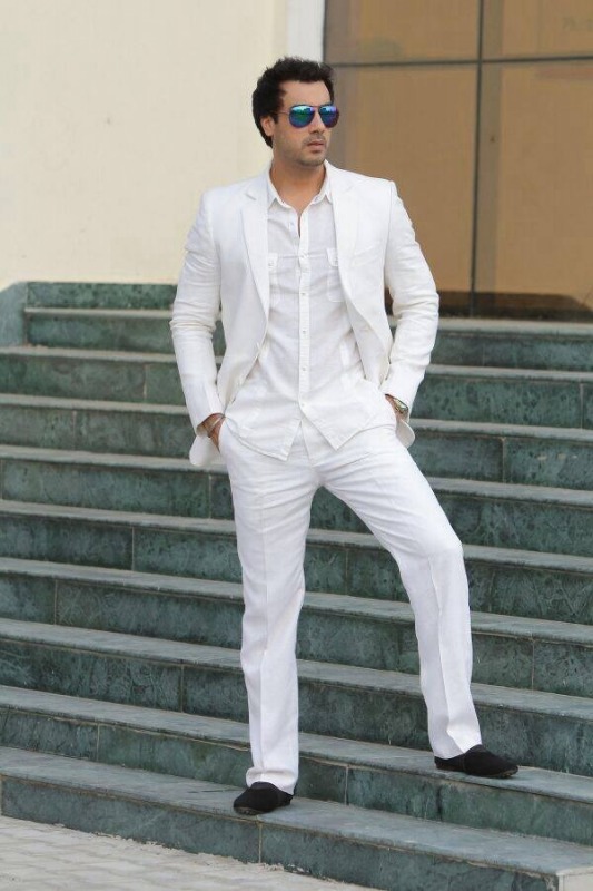 Gavie Chahal In White Clothes