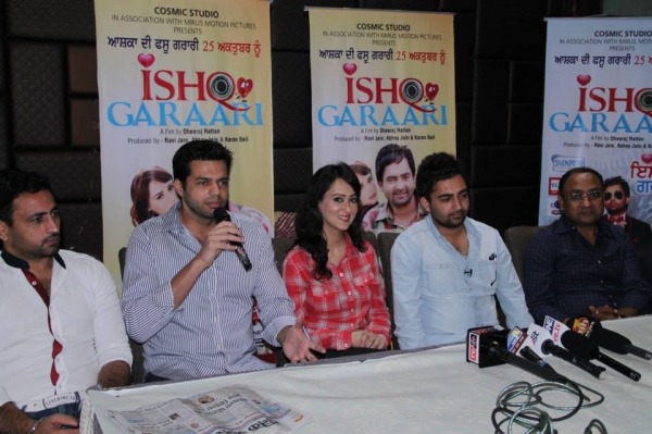 Gulzar Chahal With Ishq Garaari Cast Team