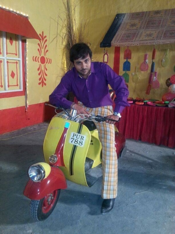 Gurvinder Brar On Scooter