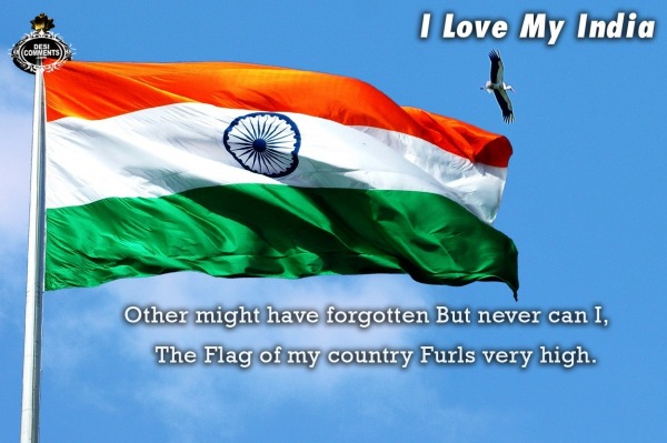 I Love My India – The flag of my country…