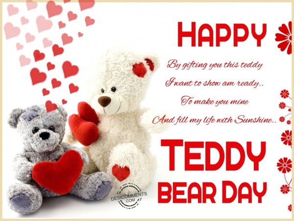 Wishing you happy teddy day