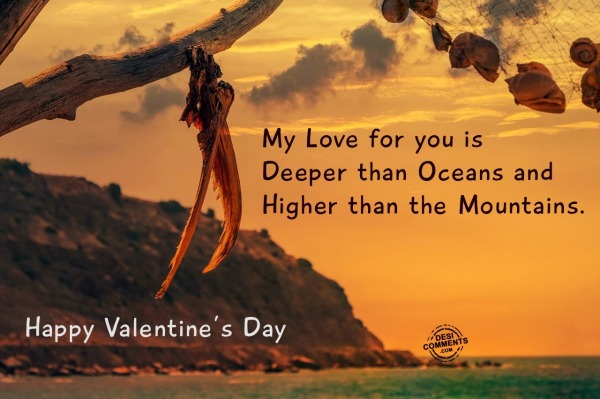 Happy Valentine’s Day – My love for you…