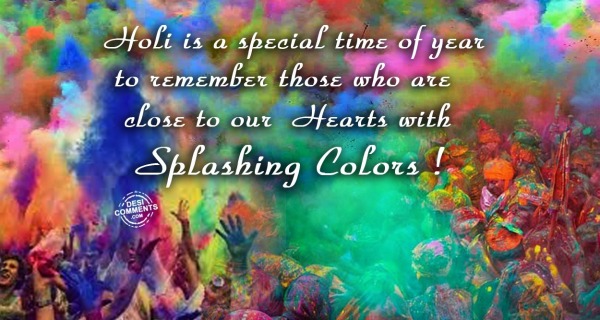 Splashing Colors