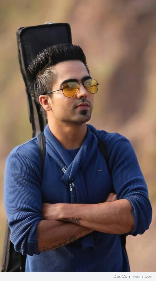 Hardy Sandhu In Blue Clothes 