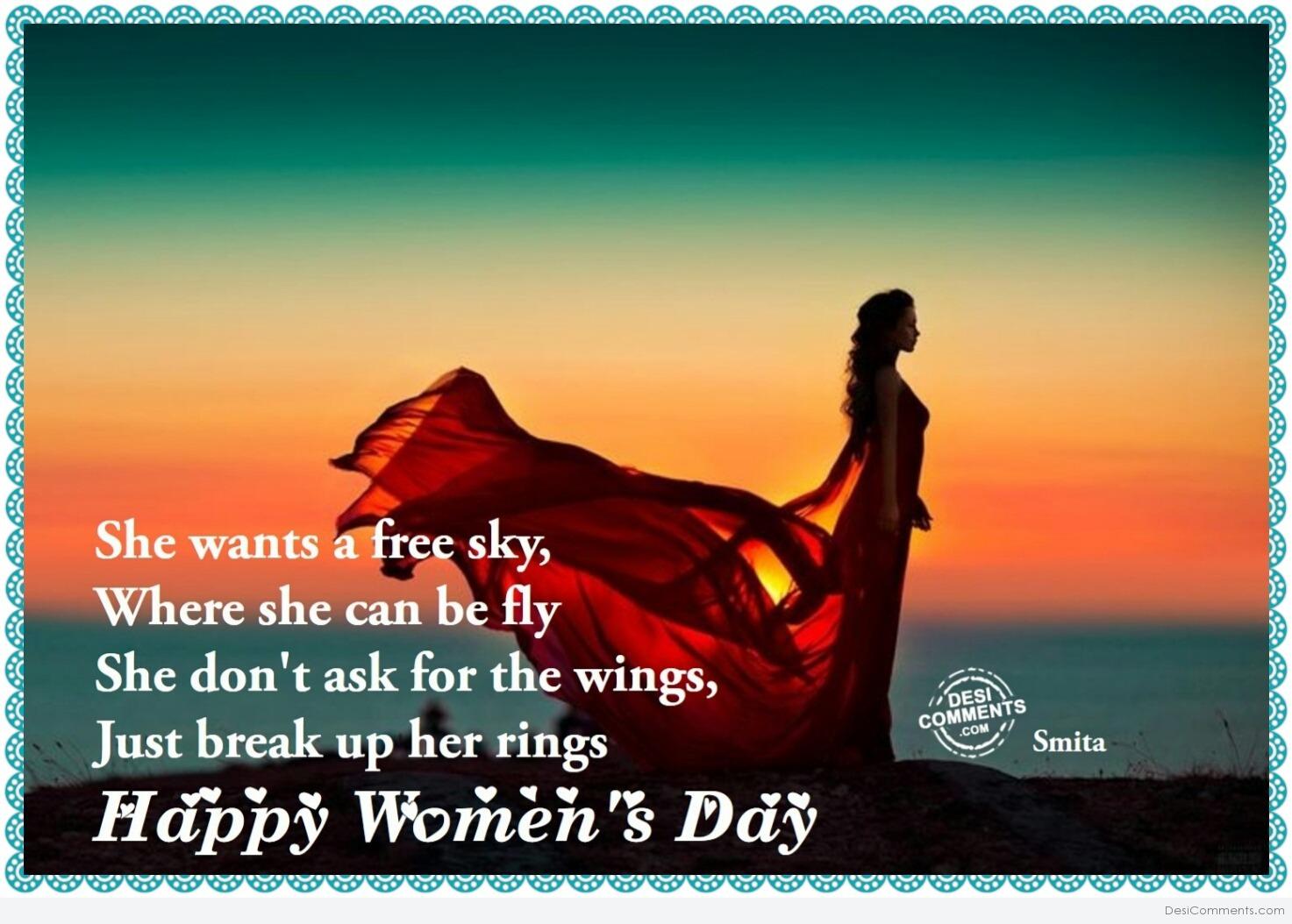 Happy Women's Day - DesiComments.com