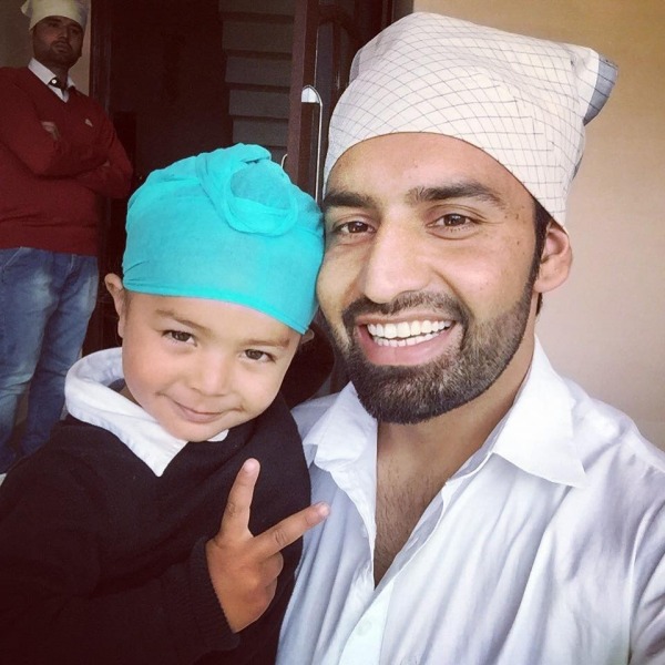 Harf Cheema With Kid