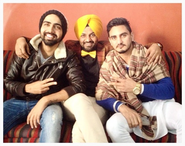 Harinder Bhullar With Hardy And Billa