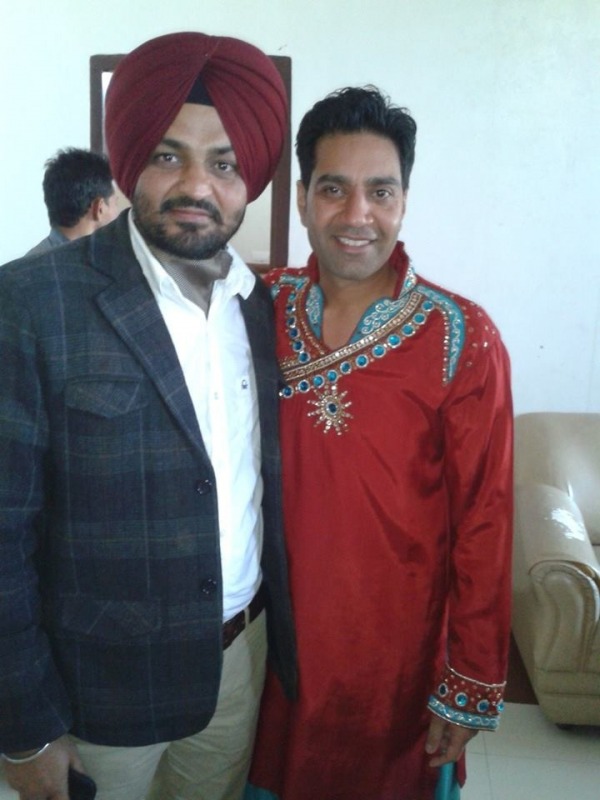 Harinder Bhullar With Kamal Heer