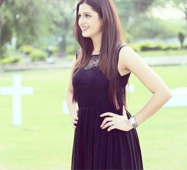 Isha Rikhi In  Black Dress