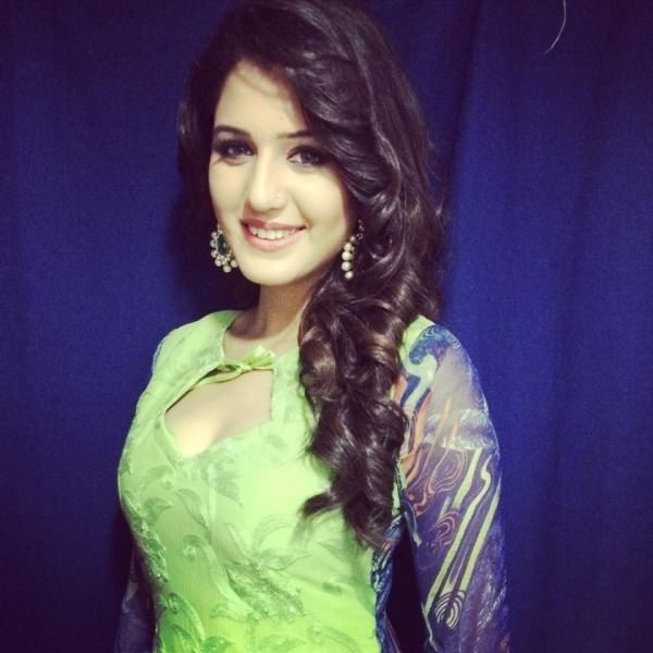 Isha Rikhi In Green Dress