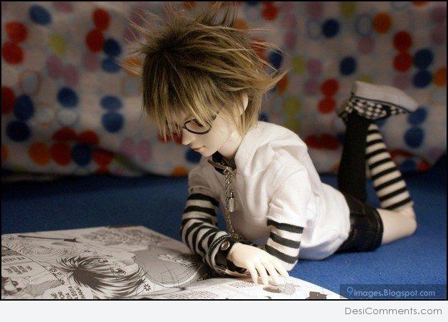 cute male doll