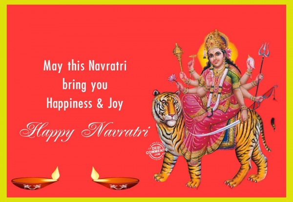 May this Navratri brings happiness