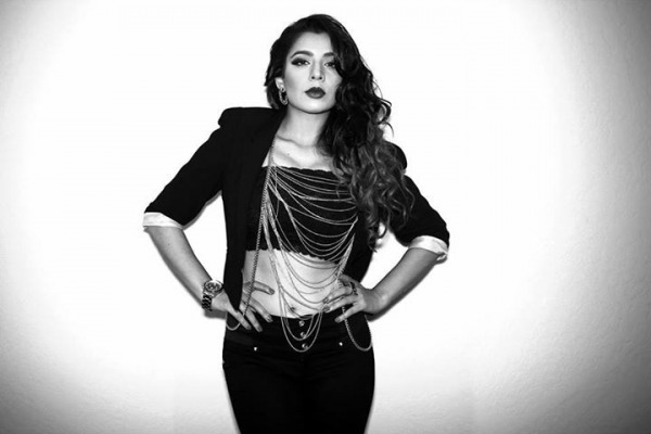 Jasmine Sandlas Black And White Photo