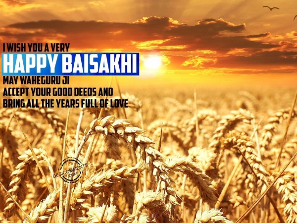 I Wish You A Very Happy Baisakhi…