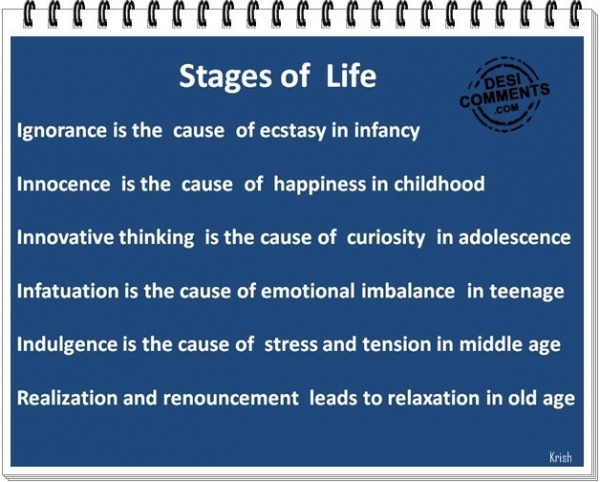 Stages of life
