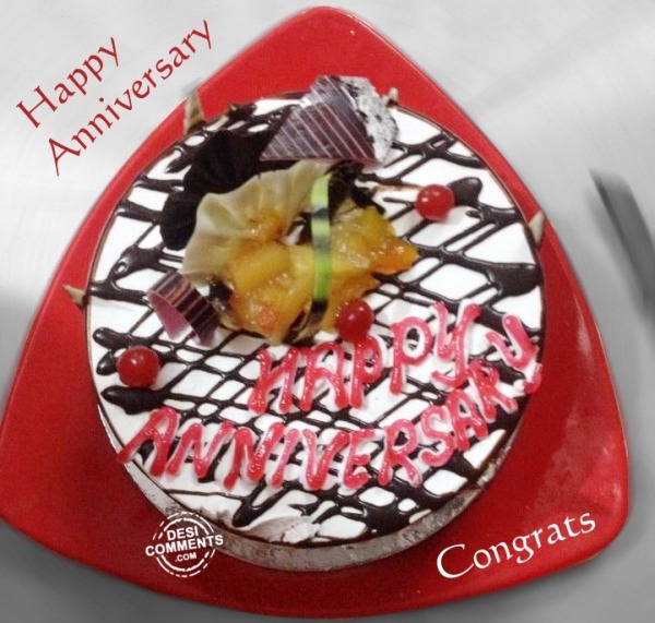 Happy Anniversary Cake