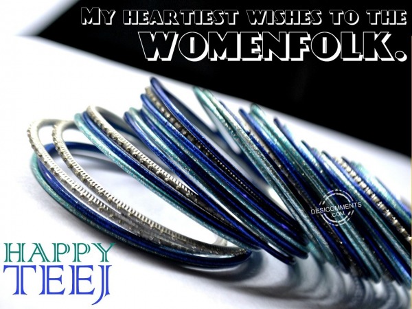 My heartiest wishes to the womenfolk