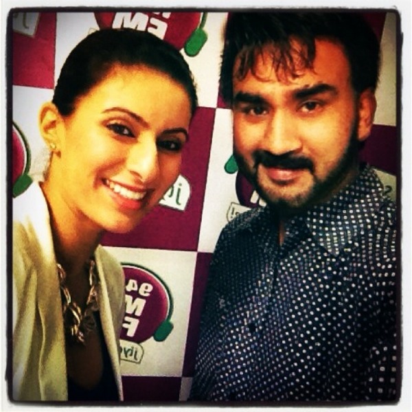 Khushboo Grewal With RJ Gagan