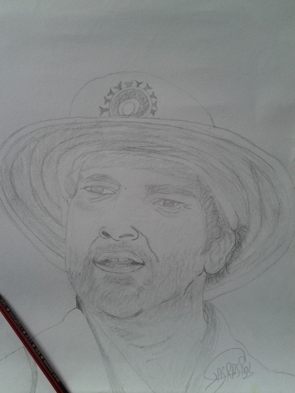 Sachin Pencil Sketch