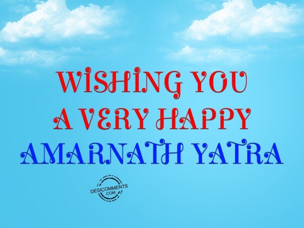 Wishing You A Very Happy Amarnath Yatra