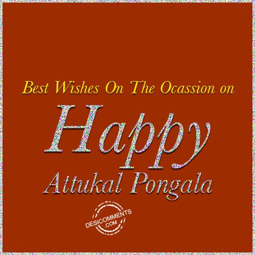 Best Wishes On The Ocassion On Happy Attukal Pongala