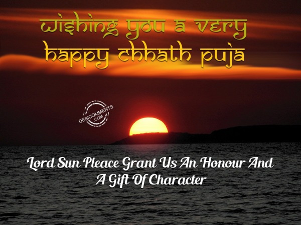 Wishing You A Very Happy Chhath Puja