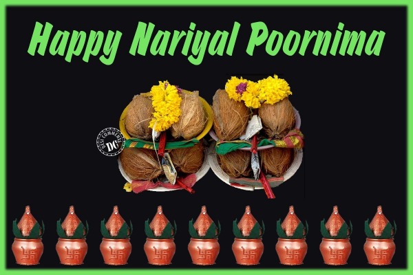 Happy Nariyal Poornima thali