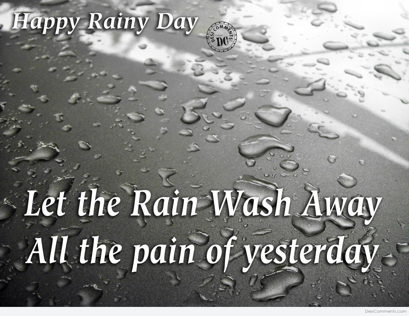 Happy Rainy Day - DesiComments.com