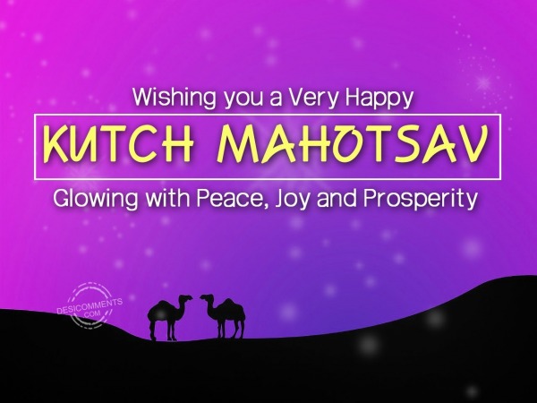 Wishing you a Very Happy & Prosperous kutch Mahotsav