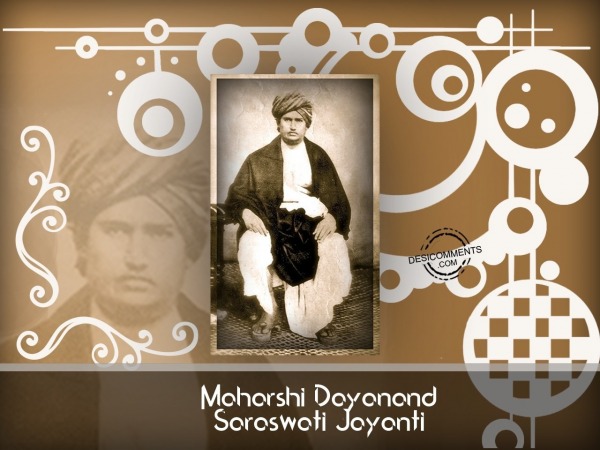 Best Wishes On Maharshi Dayanand Saraswati Jayanti