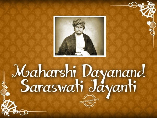 Wishing You And Your Family A Happy Maharshi Dayanand Saraswati