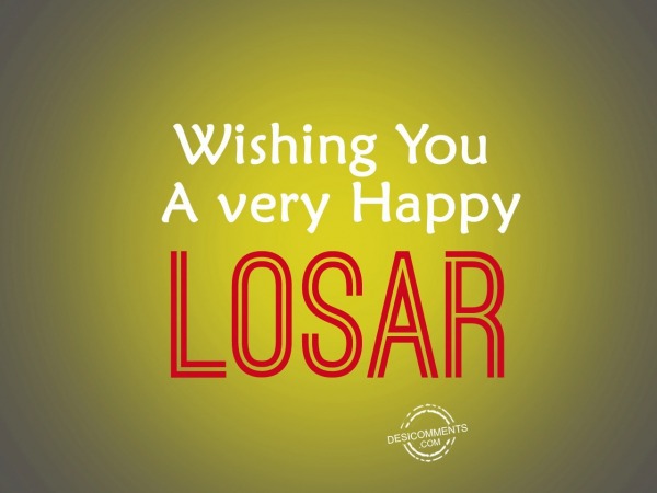 Wishing You a Very happy Losar