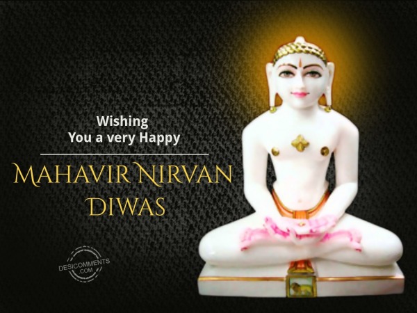 Wishining you Very Happy Mahavir Nirvan Divas