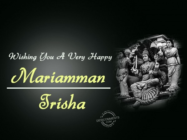 Very Happy Mariamman Trisha