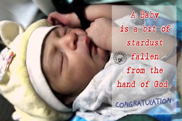 A Baby is a bit of stardust