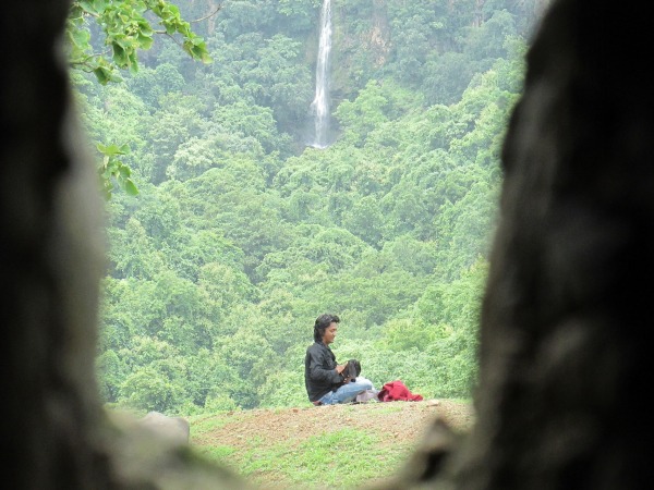 Kajligarh fort water fall , indore