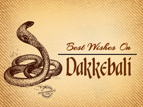 Best wishes on  Dakkebali