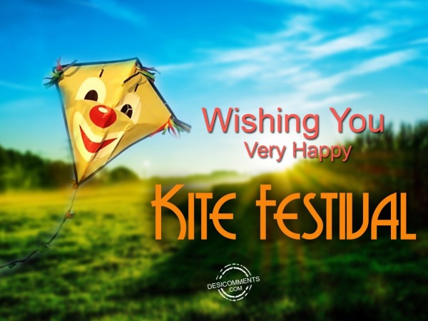 Wishing You Happy Kite Festival