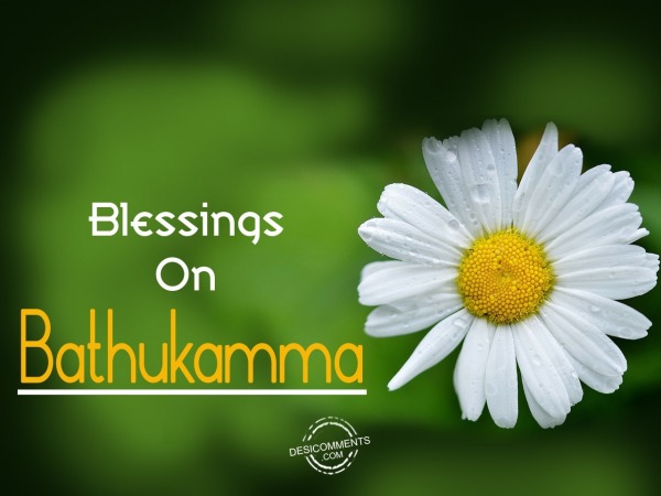Great Blessings on Bathukamma
