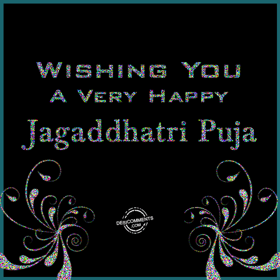 Wishing you a very happy Jagaddhatri Puja