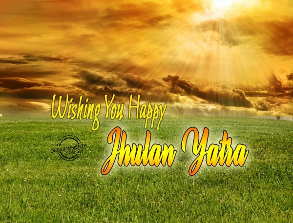 Great wishes on Jhulan Yatra