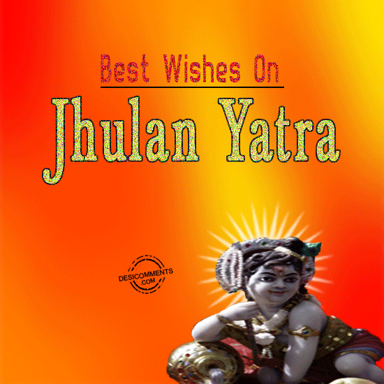 Wishes for Jhulan Yatra