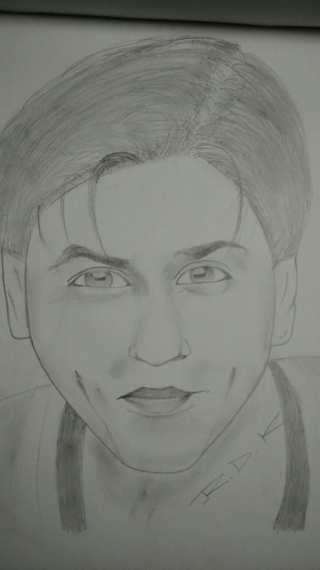 Sketch Of King Khan