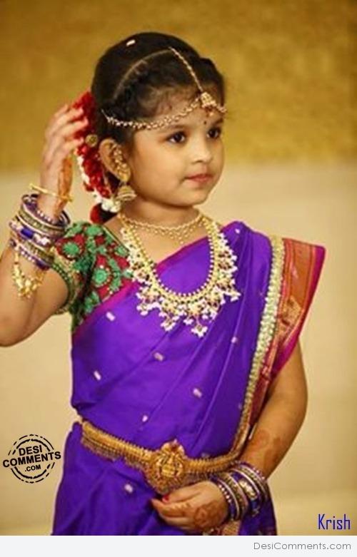 Traditional Baby girl - DesiComments.com